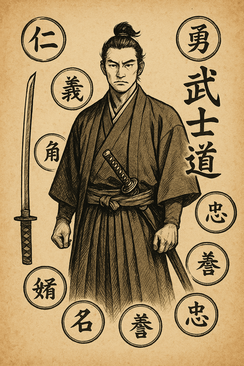 Como os samurais são&nbsp;retratados?